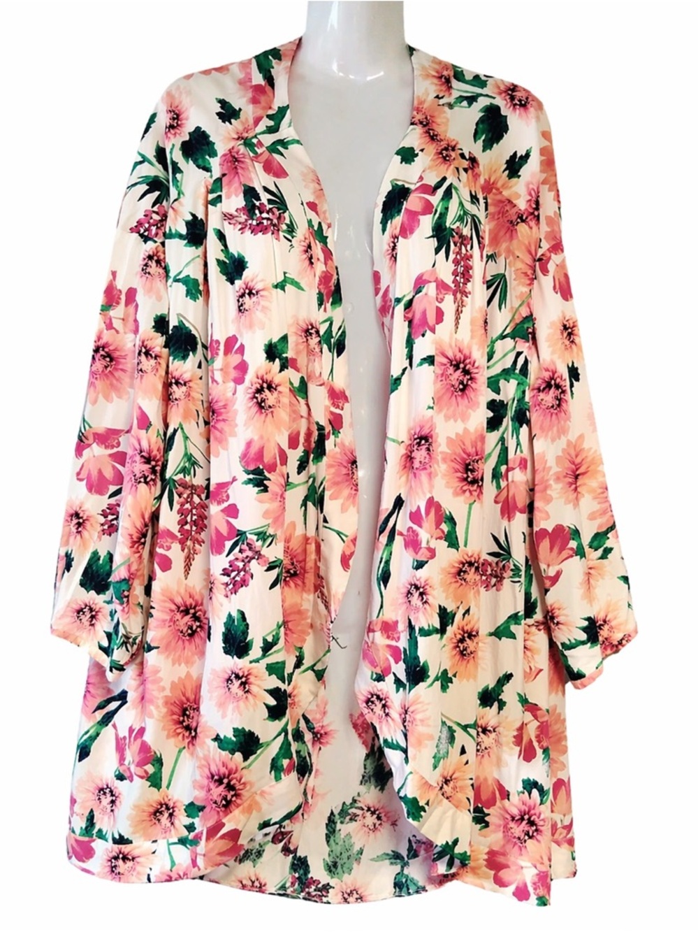 St. John's Bay Floral Kimono (One Size)